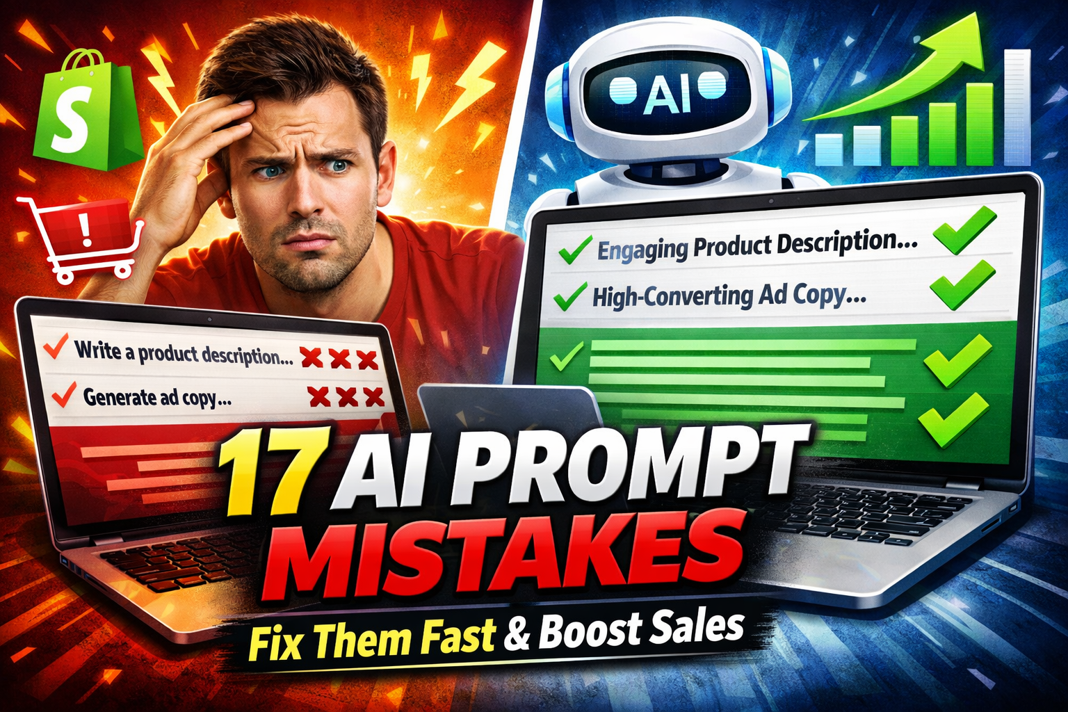 AI prompt mistakes eCommerce sellers make and how to fix them