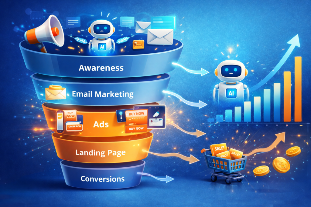 AI prompts for product launch campaigns funnel optimization