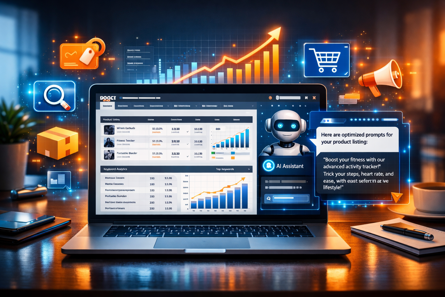 ai prompts for amazon sellers improving product listings and amazon seo strategy