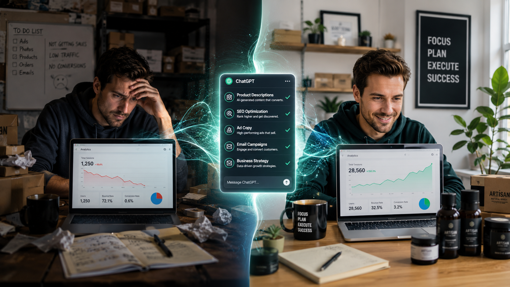 AI prompts for ecommerce store tasks helping online seller automate daily workflow