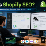 Shopify SEO dashboard showing organic traffic growth